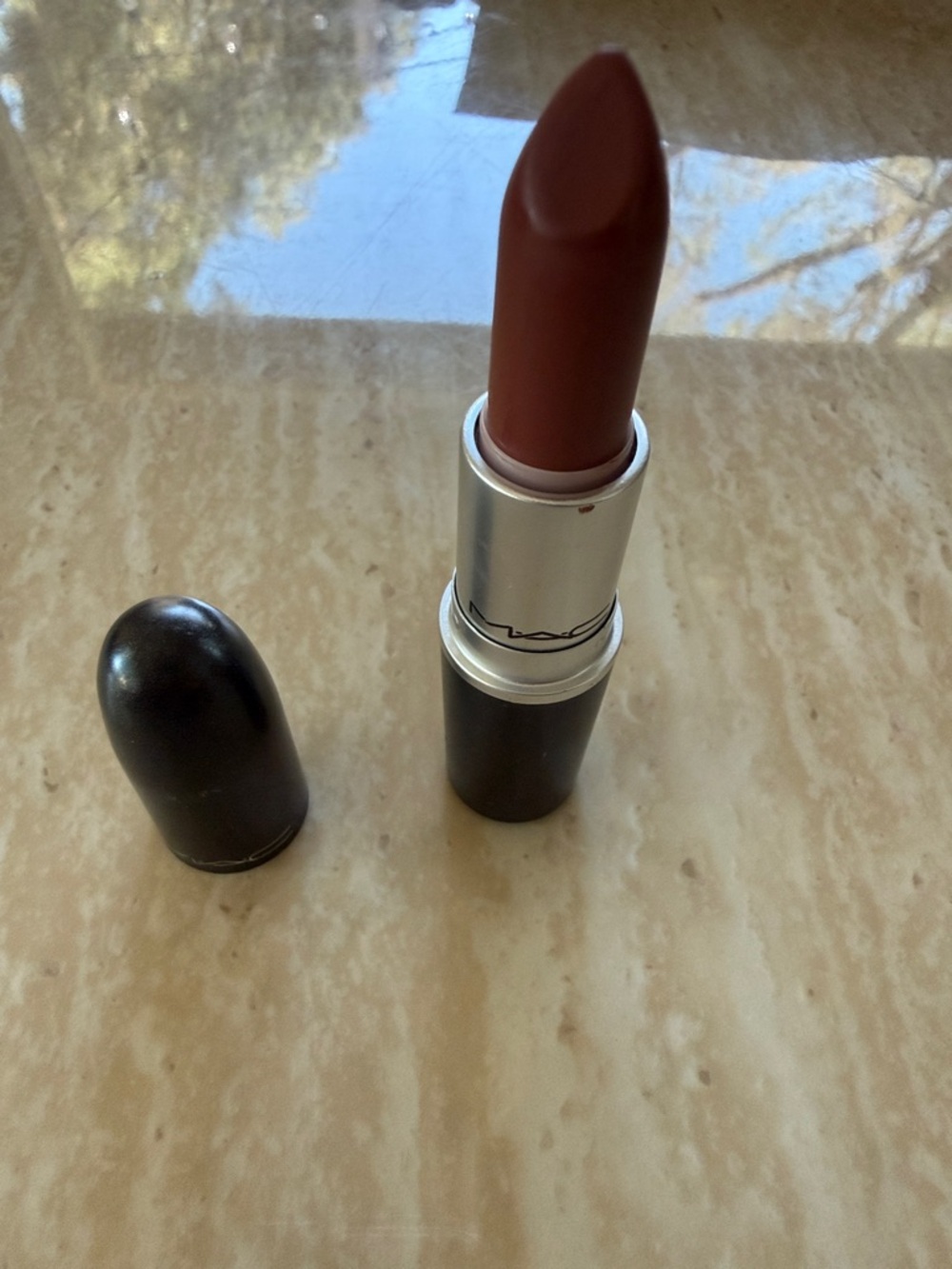 MAC Cosmetics Matte Lipstick in Warm Brown-Nude